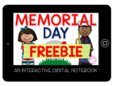 Memorial Day Digital Notebook FREEBIE (Distance Learning)