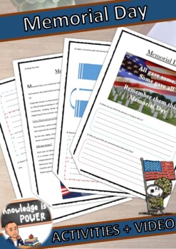 Preview of Memorial Day Distance Learning | Activities + Video
