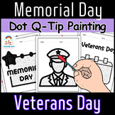 Memorial Day Dot Art - Remembrance Day Dot Marker - Veterans Day