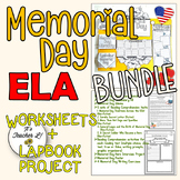 Memorial Day ELA Bundle 4TH 5TH 6TH GRADE 4 5 6 WORKSHEETS