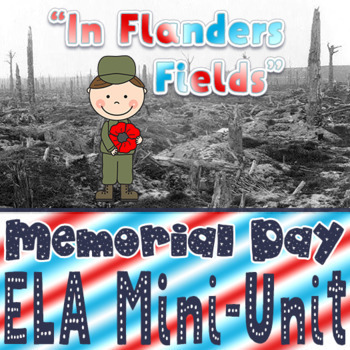 Preview of Memorial Day ELA Mini-Unit BUNDLE: Reading, Comparing, Writing Poetry... & more!