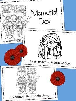 Memorial Day Emergent Reader {Build Your Own} | TPT