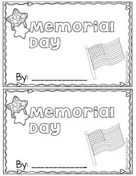 Memorial Day Emergent Reader FREEBIE! by kinderclassacosta | TpT