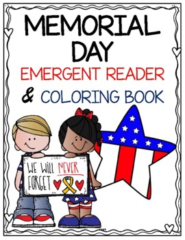 Preview of Memorial Day Emergent Reader FREEBIE!
