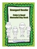 Memorial Day Emergent Reader {Read and Color}