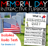 Memorial Day Flipbook Activity for Grades 2-5 | Memorial D