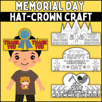 Preview of Memorial Day Hat & Crown Crafts - Headband Craft |