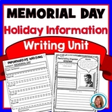 Memorial Day Activities | WRITING Unit | End of the Year