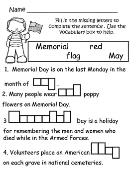memorial day lessons and activities by more than
