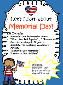 Preview of Memorial Day Lessons and Activities
