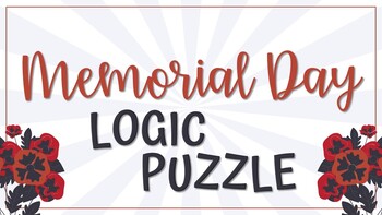 Preview of Memorial Day Logic Puzzle