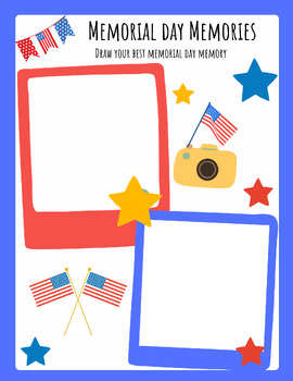 Preview of Memorial Day Memory Worksheet