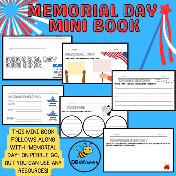 Preview of Memorial Day Mini Book