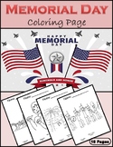 Memorial Day Mini Book and Coloring Pages