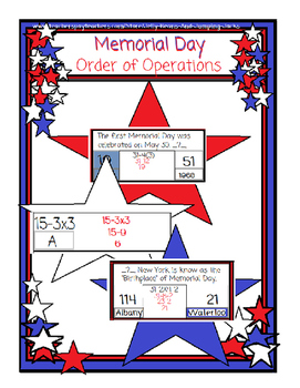 Preview of Memorial Day-Order of Operations