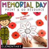 Memorial Day Activity Pack - Print and Go Elementary