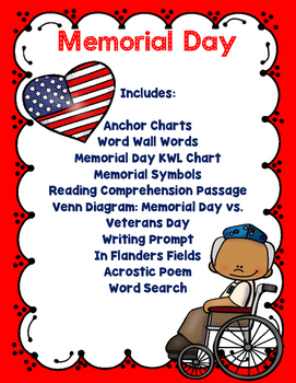 memorial day activities by tickety boo teachers pay teachers