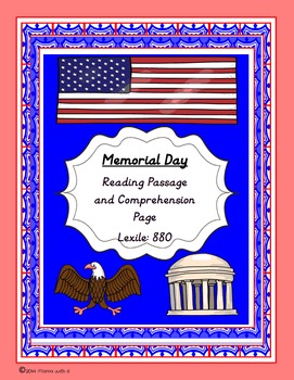 Preview of Memorial Day Passage- Free!