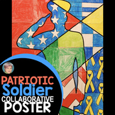 Veterans' Day Activity  |  Patriotic Soldier Collaborative Poster