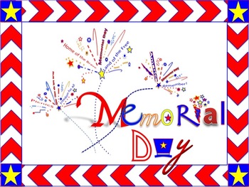 Memorial Day PowerPoint Template and Clip Art by Activities by Jill