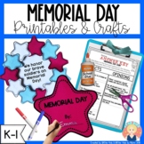 Memorial Day Activities and Crafts for Kindergarten and First Grade