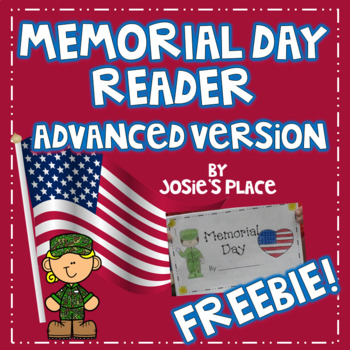 Preview of Memorial Day Reader FREEBIE! (advanced version)