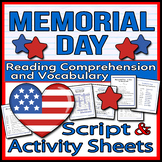 Memorial Day - Readers Theater Holiday Script, Reading & A