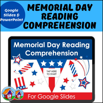 Preview of Memorial Day Reading Comprehension for Google Slides™ and PowerPoint™
