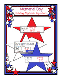 Memorial Day-Solving Algebraic Equations
