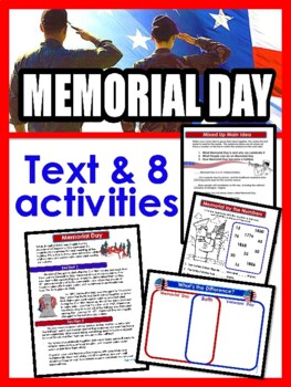 Preview of Memorial Day Text & 8 Activities (Gr 4-5)