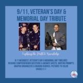 911, Veteran's Day & Memorial Day Tribute for Grades 5-7
