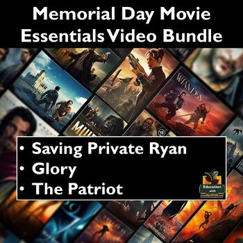 Preview of Memorial Day Movie Bundle:Saving Private Ryan, The Patriot, & Glory Movie Guides
