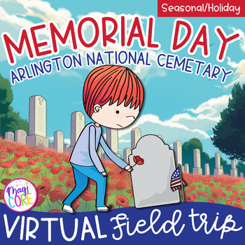 Preview of Memorial Day Virtual Field Trip Digital Resource Reading Writing Video Activity