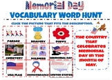 Memorial Day Vocabulary Word Hunt