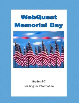 Preview of Memorial Day Webquest
