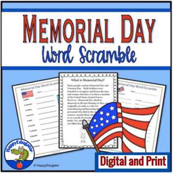 memorial day puzzles teaching resources teachers pay teachers