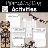 Memorial Day Word Search and Activity
