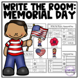 Memorial Day Write the Room Activity - Memorial Day Writin