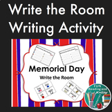 Memorial Day Write the Room Task Cards Printable and Digit