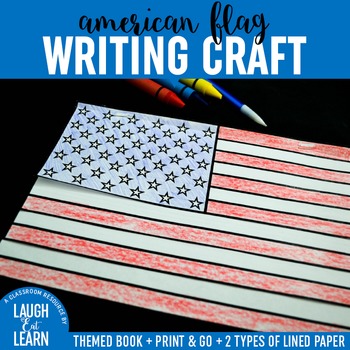 Preview of American Flag Writing Craft