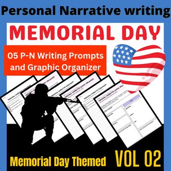 Preview of Memorial Day Writing Prompts and Activities - Personal Narrative unit