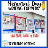 Memorial Day Writing Toppers