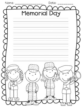 Memorial Day activities, mini book, writing, and posters by The ...