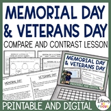 Memorial Day and Veterans Day Activities | Printable & Digital