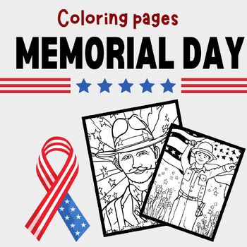 Preview of Memorial Day coloring pages