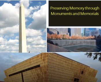 Preview of Memorial Project - WebQuest (w/KEY) and Student-created Memorial (+ Links)