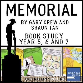 Preview of Memorial by Gary Crew and Shaun Tan: Book Study Reading Activities