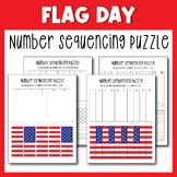 Memorial day Flag Number Sequencing Puzzles 1-5 and 1-10 |
