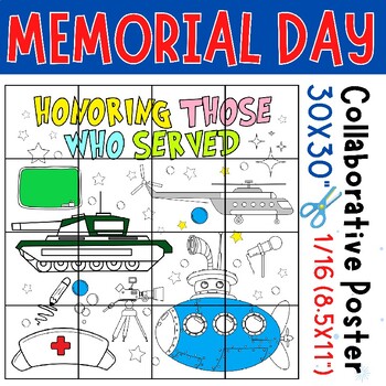 Preview of memorial day bulletin board | memorial day activities: collaborative poster