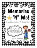 4th Grade Memory Book : Memories 4 Me! (end of year journal)